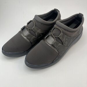 Bzees Womens Size 9.5M Gray Camouflage Anytime Slip-on Casual Sneakers